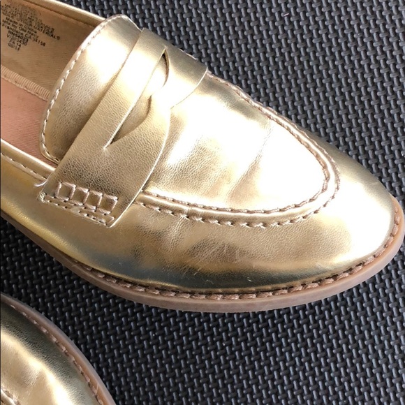Golden loafers - Picture 4 of 4